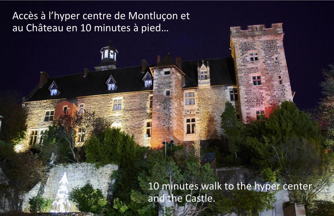 Le 44 - T2 rénové moderne et confortable en centre-ville Montluçon Exterior foto